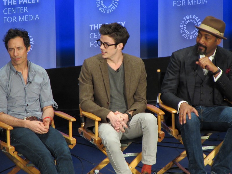 The Flash, PaleyFest LA 2015, Tom Cavanagh, Grant Gustin, Jesse Martin