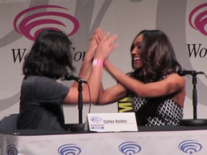 WonderCon Anaheim 2015, The Flash, Carlos Valdes, Candice Patton