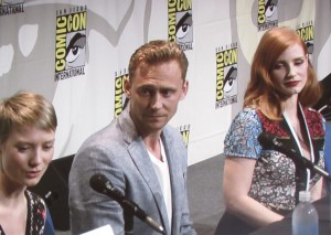 SDCC, SDCC 2015, Legendary, Crimson Peak, Mia Wasikowska, Tom Hiddleston, Jessica Chastain