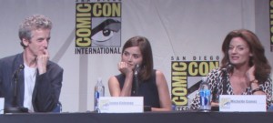 SDCC 2015 Thursday Doctor Who Panel, Peter Capaldi, Jenna Coleman, Michelle Gomez