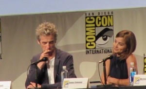 SDCC 2015 Thursday Doctor Who Panel, Peter Capaldi, Jenna Coleman