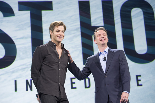 D23 Expo 2015 CHRIS PINE, SEAN BAILEY