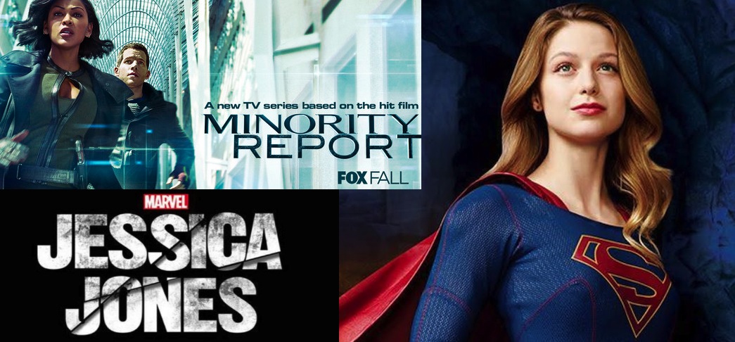 A Geek’s Guide to New TV Shows in Fall 2015, Minority Report, Jessica Jones, CBS-Supergirl