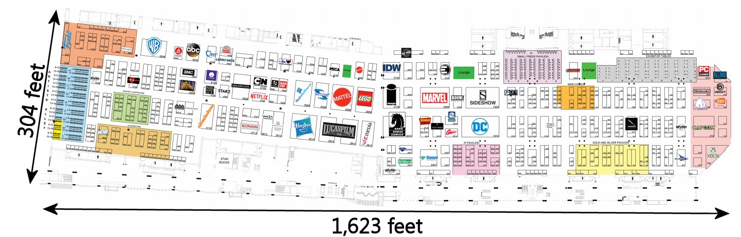 SDCC 2017 Exhibit Hall