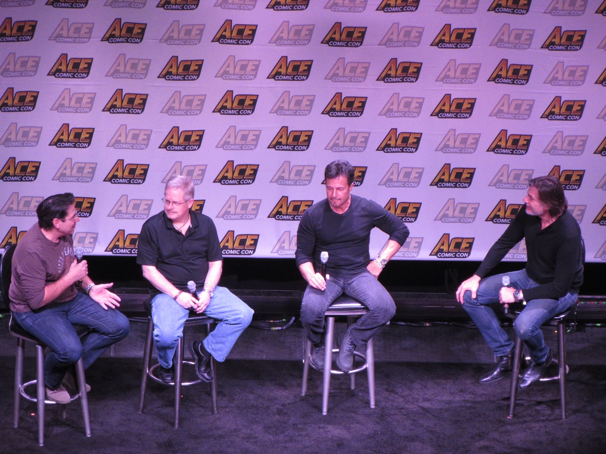Adam Kubert, Mark Bagley, and John Romita Jr. at Ace Comic Con Arizona