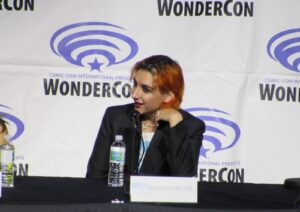 Mason Alexander Park at Quantum Leap panel at WonderCon 2023