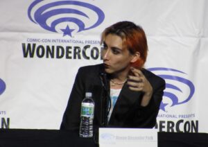 Mason Alexander Park at Quantum Leap panel at WonderCon 2023