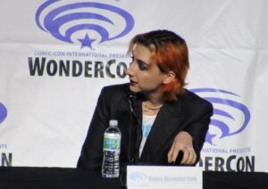 Mason Alexander Park at Quantum Leap panel at WonderCon 2023