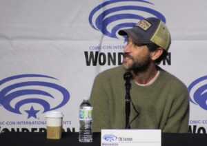 Showrunner Eli Jorne at Walking Dead: Dead City panel at WonderCon 2023