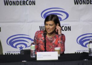 Lauren Cohan at Walking Dead: Dead City panel at WonderCon 2023