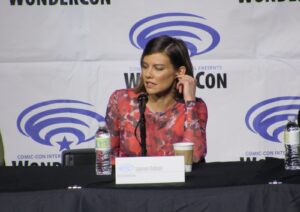 Lauren Cohan at Walking Dead: Dead City panel at WonderCon 2023