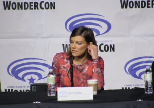 Lauren Cohan at the Walking Dead: Dead City panel at WonderCon 2023