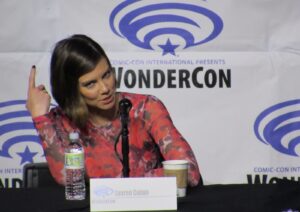 Lauren Cohan at the Walking Dead: Dead City panel at WonderCon 2023