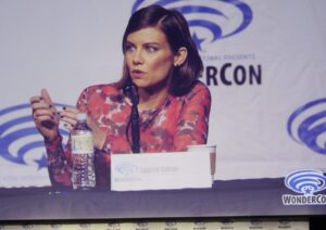 Lauren Cohan at the Walking Dead: Dead City panel at WonderCon 2023