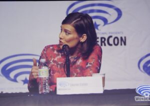 Lauren Cohan at the Walking Dead: Dead City panel at WonderCon 2023