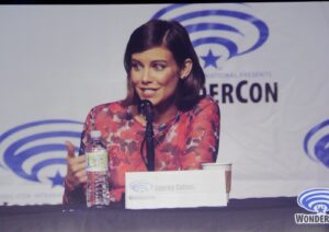 Lauren Cohan at the Walking Dead: Dead City panel at WonderCon 2023