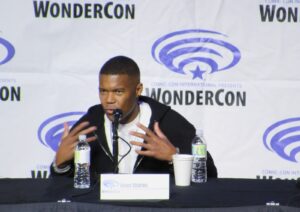 Gaius Charles at Walking Dead: Dead City panel at WonderCon 2023