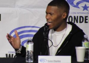 Gaius Charles at Walking Dead: Dead City panel at WonderCon 2023