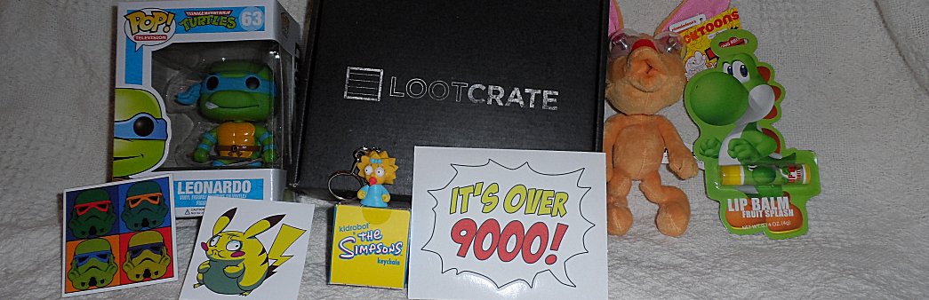 September Loot Crate, Loot Crate, September, Funko Pop, Teenage Mutant Ninja Turtles, TMNT, Ren and Stimpy, Simpsons, Maggie, Yoshi