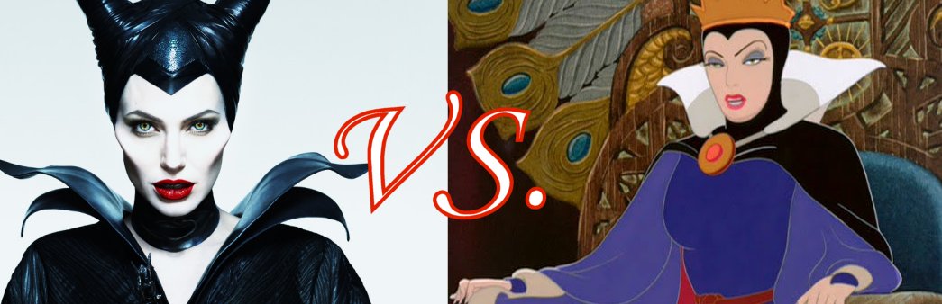  maleficent vs queen from snow white