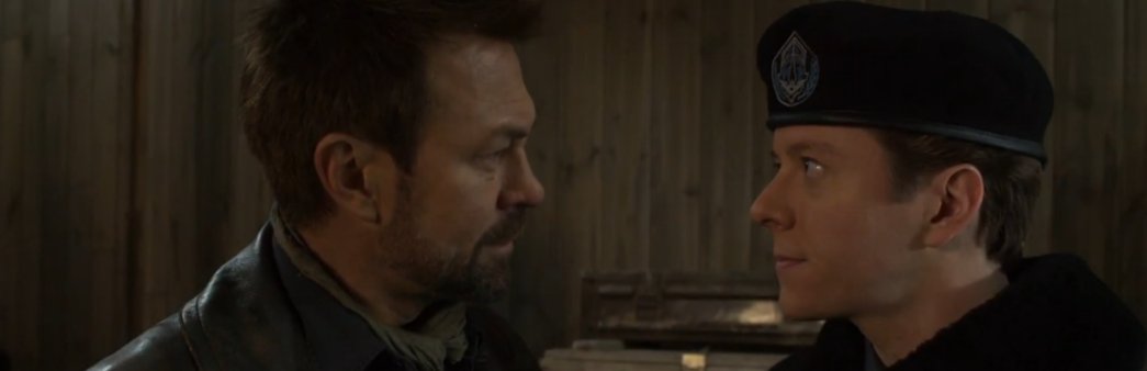 Nolan learns of Rafe's assassination of Tennety in episode 10 of Defiance
