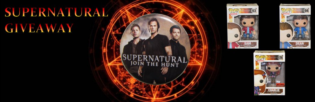 Supernatural Giveaway, Funko Pop Vinyl, Sam, Dean, Charlie, Hot Topic exclusive