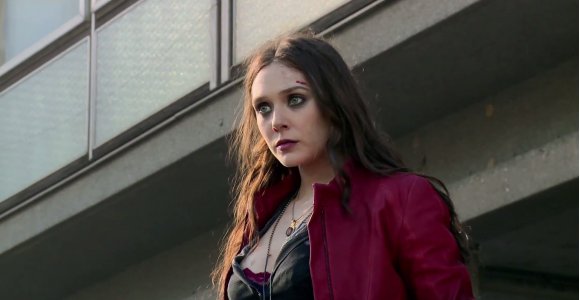 Who does Captain America see in the hallucination that Scarlet Witch caused in <em>Age of Ultron</em>?