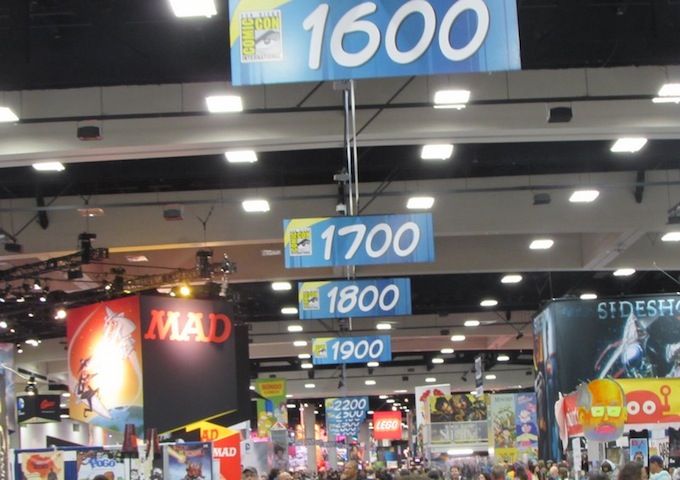 SDCC Tips, Start Getting in Shape NOW, Exhibit Hall