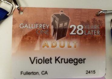 Gallifrey One 2017 badge