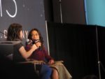 Rosario Dawson at the Artemis panel at NYCC 2017