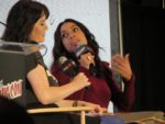 Rosario Dawson at the Artemis panel at NYCC 2017