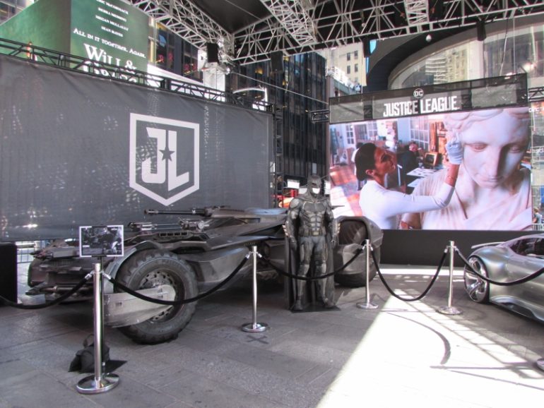 Justice League in Times Square