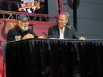 Don Belisario and Scott Bakula at the Quantum Leap panel at LA Comic Con 2017