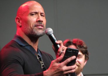 The Rock at LA Comic Con 2017