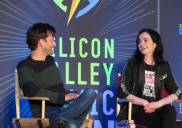 David Tennant and Krysten Ritter at Silicon Valley Comic Con 2018