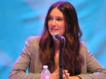 Mallory Jansen on the Agents of SHIELD panel at LA Comic Con 2018