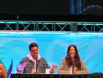 Brett Dalton and Mallory Jansen on the Agents of SHIELD panel at LA Comic Con 2018