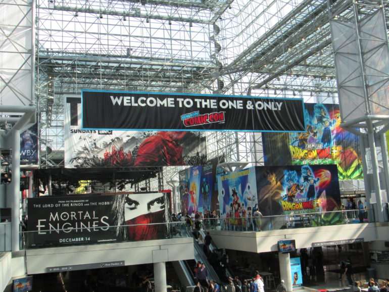 Show Floor at New York Comic Con 2018