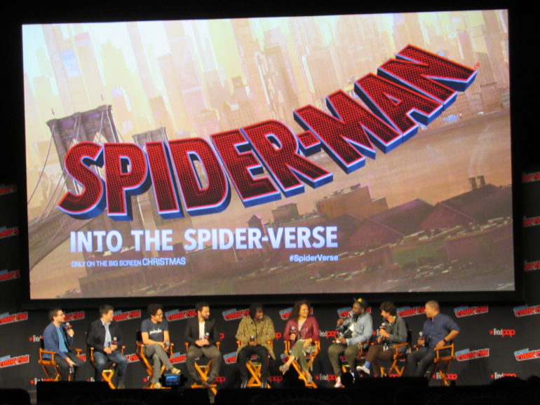 Spider-Man: Into the Spider-Verse panel at NYCC 2018