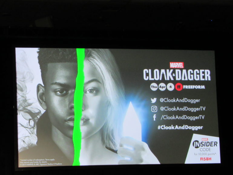 Cloak & Dagger panel at WonderCon 2019