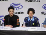 Asher Angel and Jack Dylan Grazer at Shazam panel at WonderCon 2019