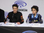 Asher Angel and Jack Dylan Grazer at Shazam panel at WonderCon 2019