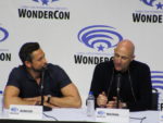 Zachary Levi and Mark Strong at Shazam panel at WonderCon 2019