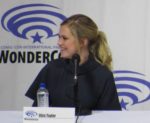 Eliza Taylor at The 100 panel at WonderCon 2019
