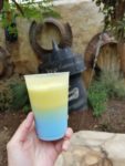 Blue Milk and Green Milk mixed together at Star Wars: Galaxy's Edge