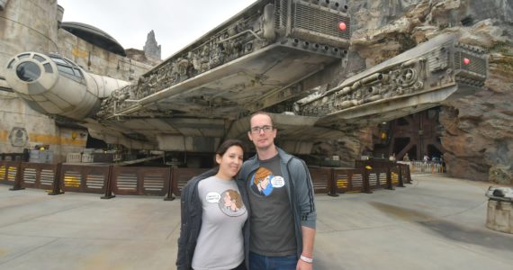 Millennium Falcon at Star Wars: Galaxy's Edge