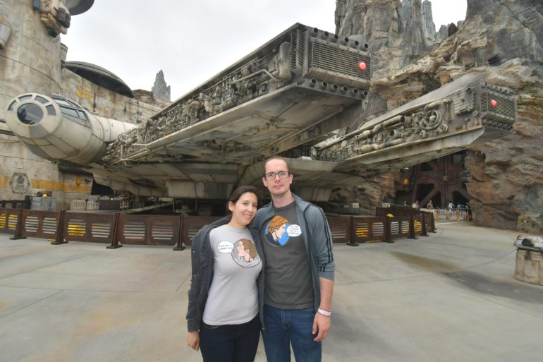 Millennium Falcon at Star Wars: Galaxy's Edge