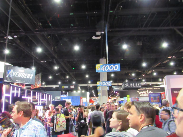 SDCC 2019 Preview Night Exhibit Hall