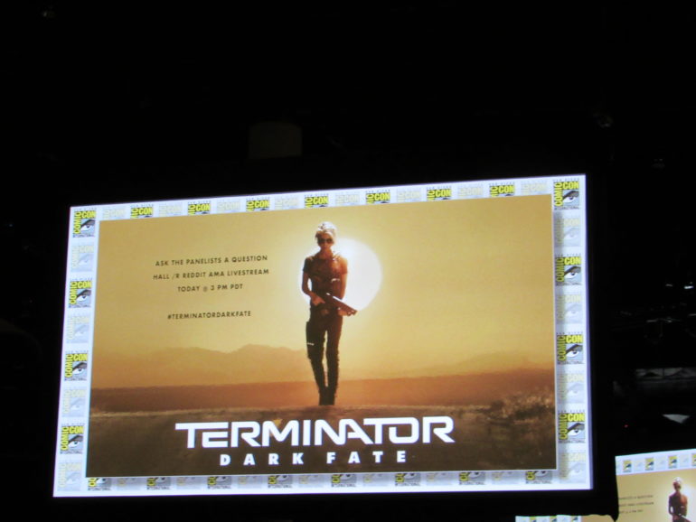 Terminator: Dark Fate panel at SDCC 2019