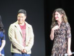 Randall Park and Kathryn Hahn at the D23 Expo 2019 Disney Plus panel